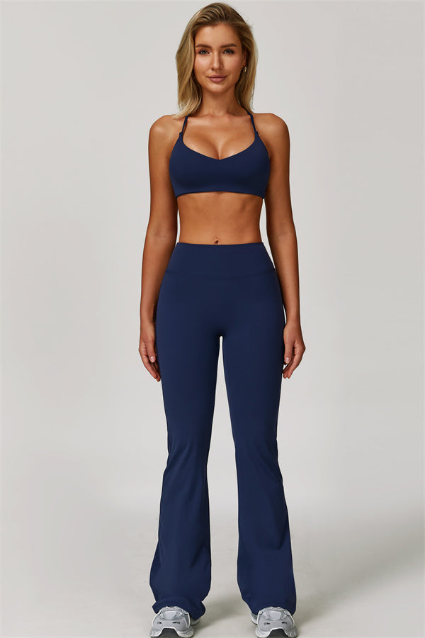 The Refresh Sports Bra Flared Leggings 2-Piece Set