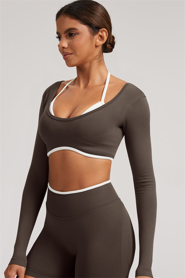 The Elevate Long Sleeve Crop top