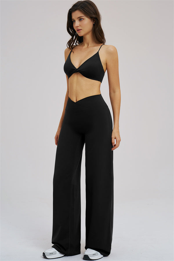 The Mosaic Sports Bra Straight Leg Pants 2-Piece Set