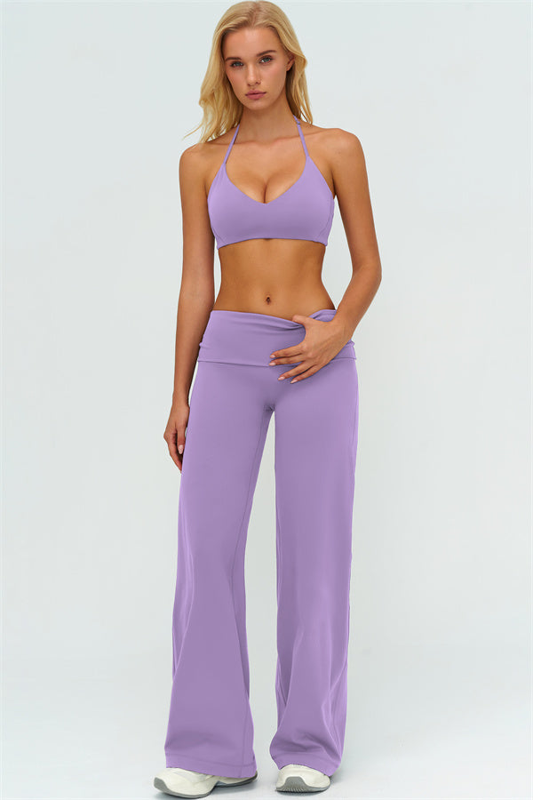 The Twirl Sports Bra Straight Leg Pants 2-Piece Set