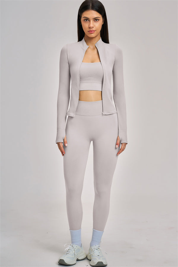 The Vision Jacket Sports Bra Leggings 3-Piece Set