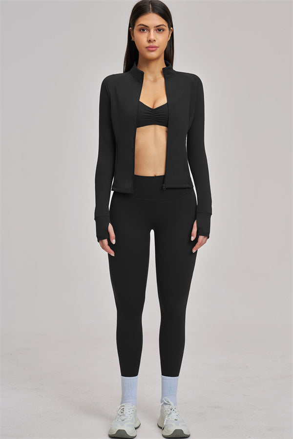 The Swoon Jacket Sports Bra Leggings 3-Piece Set