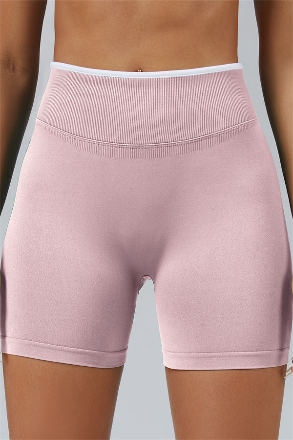 The Elevate Long Sleeve Crop top Shorts 2-Piece Set