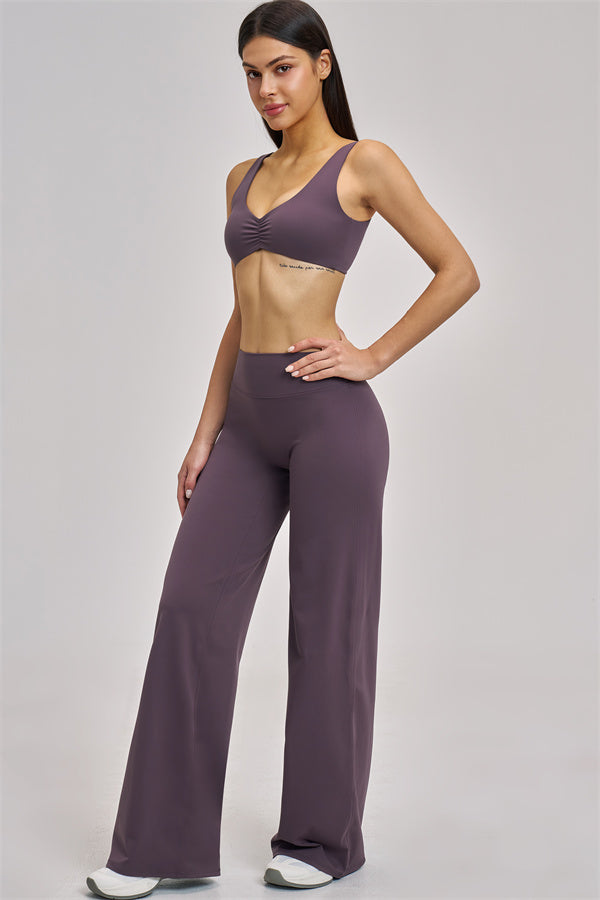The Swoon Sports Bra Flared Leggings 2-Piece Set