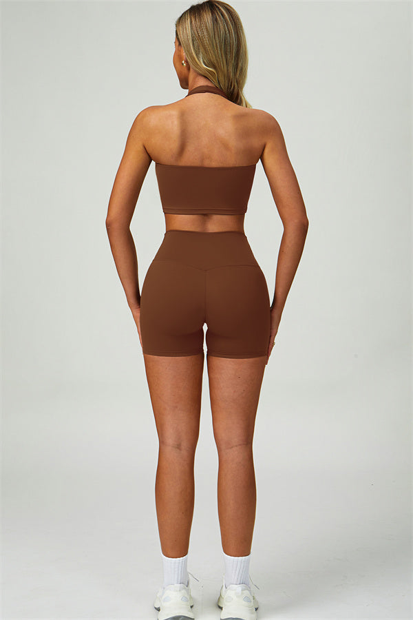 The Seraphine Halter Crop Top