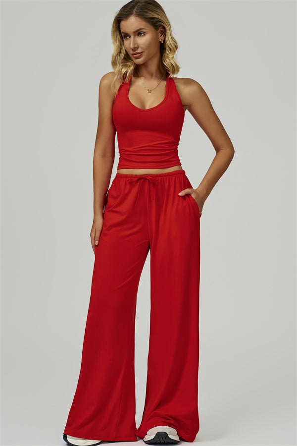 The Sprint Halter Tank Top Sweatpants 2-Piece Set