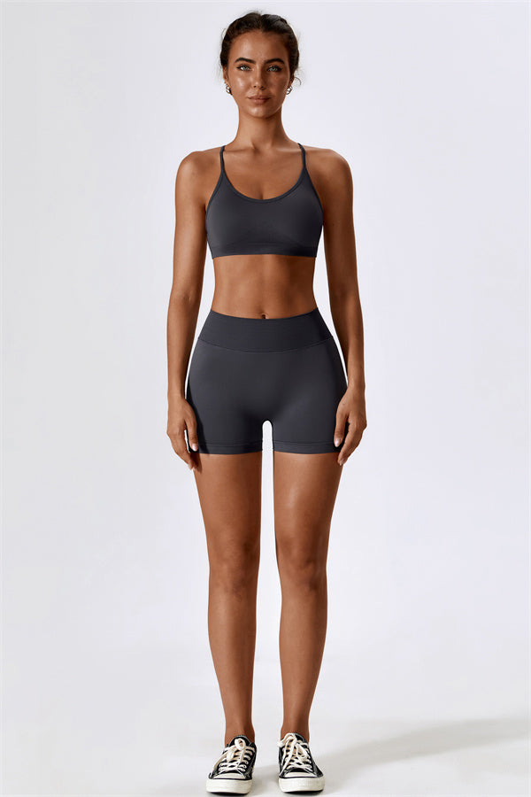 Nova Luxe Sports Bra Shorts 2-Piece Set
