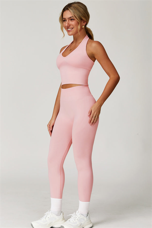 The Delight Halter Top Leggings 2-Piece Set