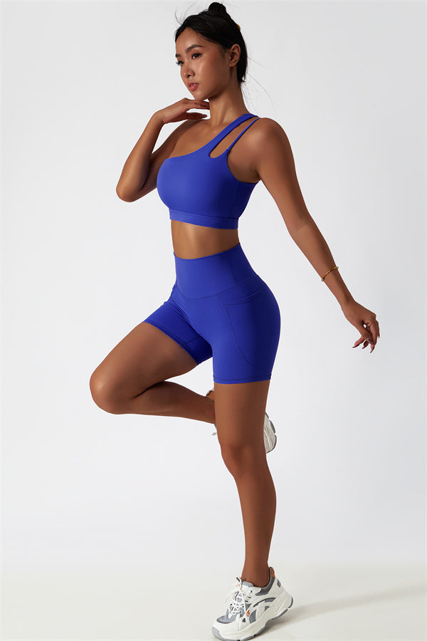 The Blissful Rose Sports Bra Shorts 2-Piece Set