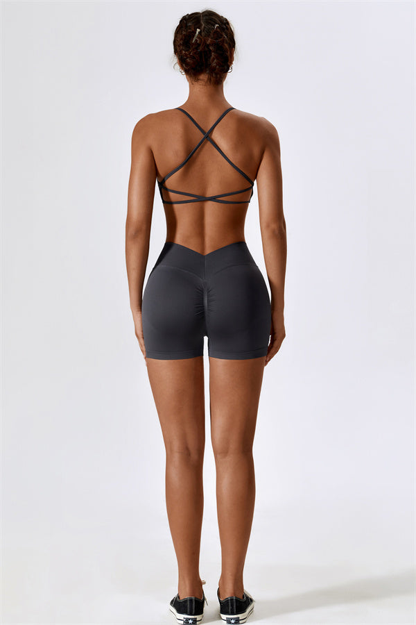Nova Luxe Sports Bra Shorts 2-Piece Set