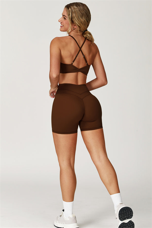 The Enigma Sports Bra Shorts 2-Piece Set