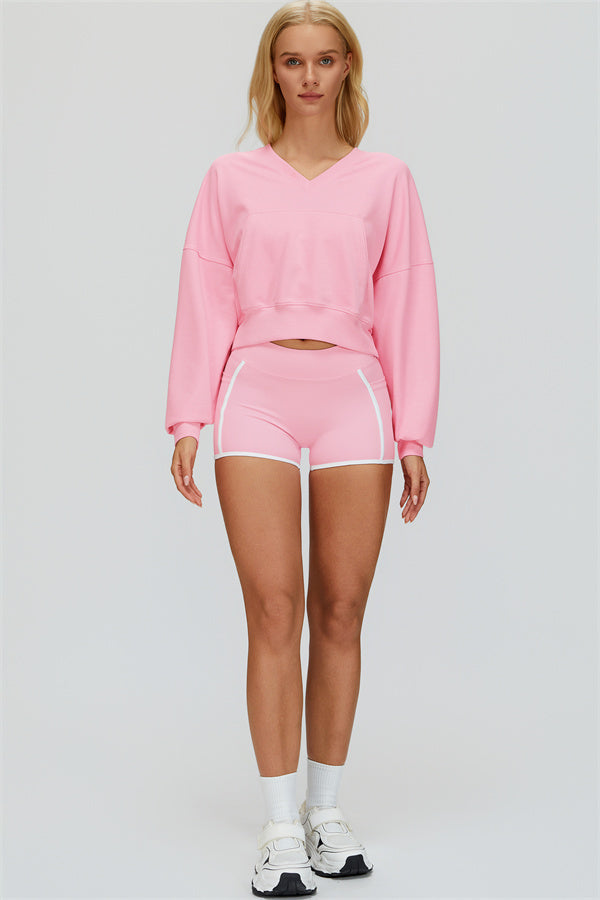 The Whisper V-Neck Hoodie