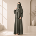 Abaya With Niqab and Khimar | Satin Niqab Khimar and Abaya (MK024)