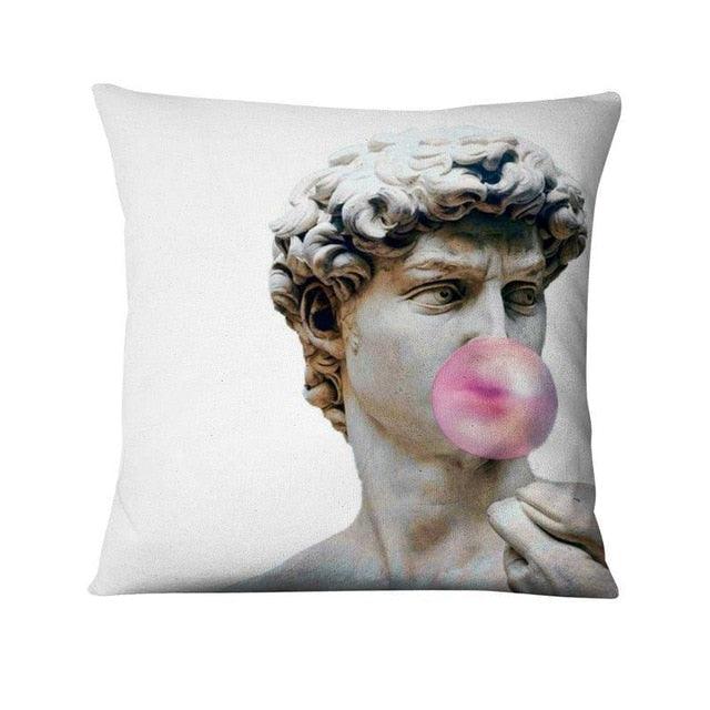 Abstract Artistic Figures Poster Printed Pillowcase Vintage England Style Art Posters Style Pillow Covers Decorative Cushion Cover Cushion Decorative Pillows