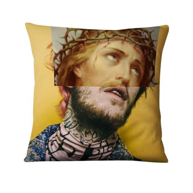 Abstract Artistic Figures Poster Printed Pillowcase Vintage England Style Art Posters Style Pillow Covers Decorative Cushion Cover Cushion Decorative Pillows