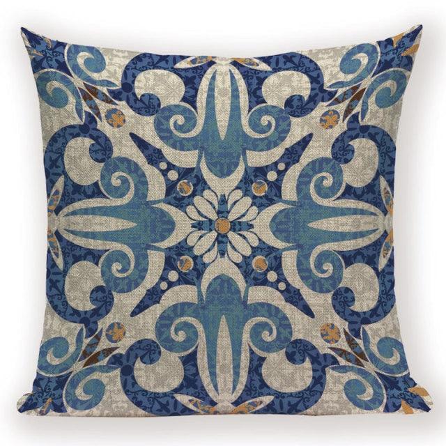 Abstract Geometric Pillow Cover Vintage Style Cushion Cover Home Decoration Linen Cotton Pillow Case For Bed Sofa Couch Bed Chair Decorative Throw Pillow Covers for Bed Pillowcases Fall Throw Pillows for Couch 45X45cm