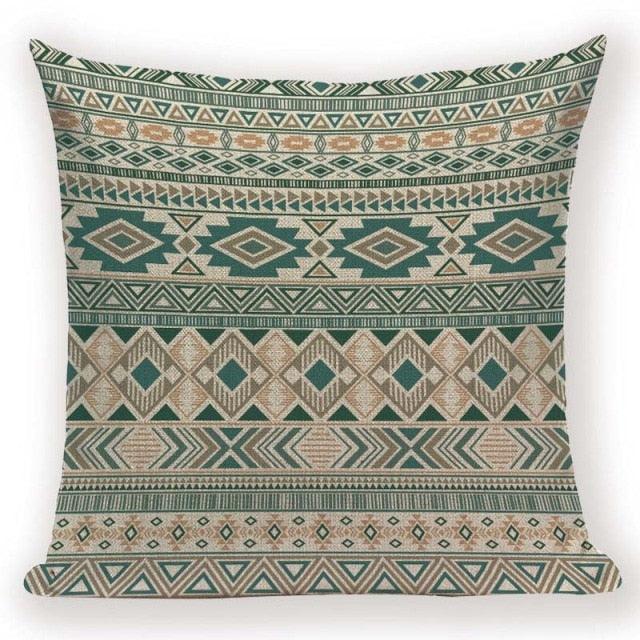 Abstract Geometric Pillow Cover Vintage Style Cushion Cover Home Decoration Linen Cotton Pillow Case For Bed Sofa Couch Bed Chair Decorative Throw Pillow Covers for Bed Pillowcases Fall Throw Pillows for Couch 45X45cm