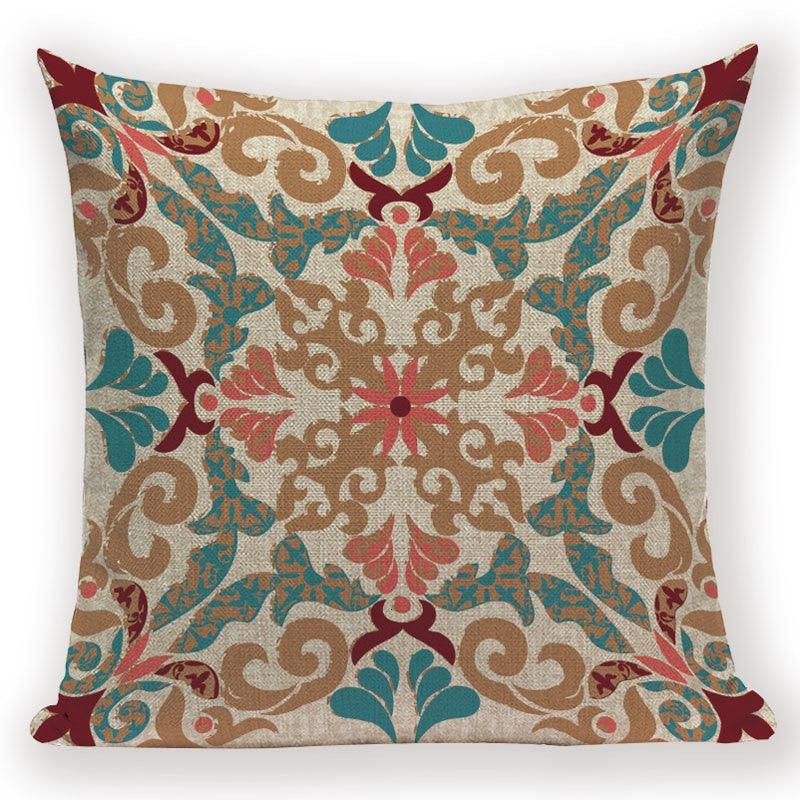 Abstract Geometric Pillow Cover Vintage Style Cushion Cover Home Decoration Linen Cotton Pillow Case For Bed Sofa Couch Bed Chair Decorative Throw Pillow Covers for Bed Pillowcases Fall Throw Pillows for Couch 45X45cm