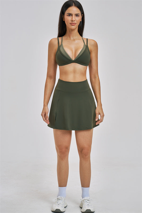 The Seraphine Layered V Sports Bra