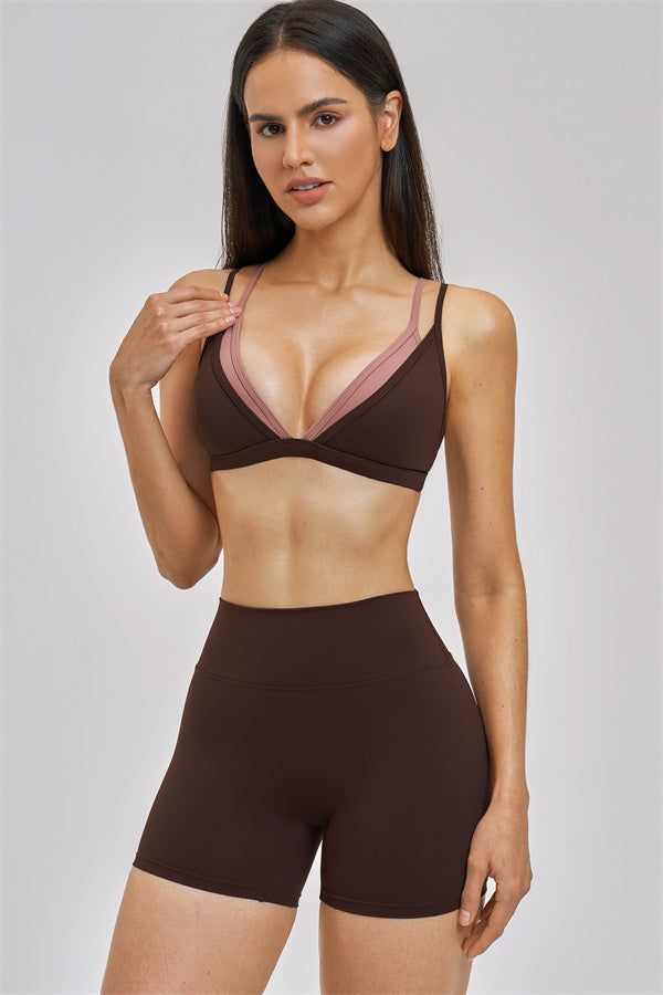 The Seraphine Layered V Sports Bra