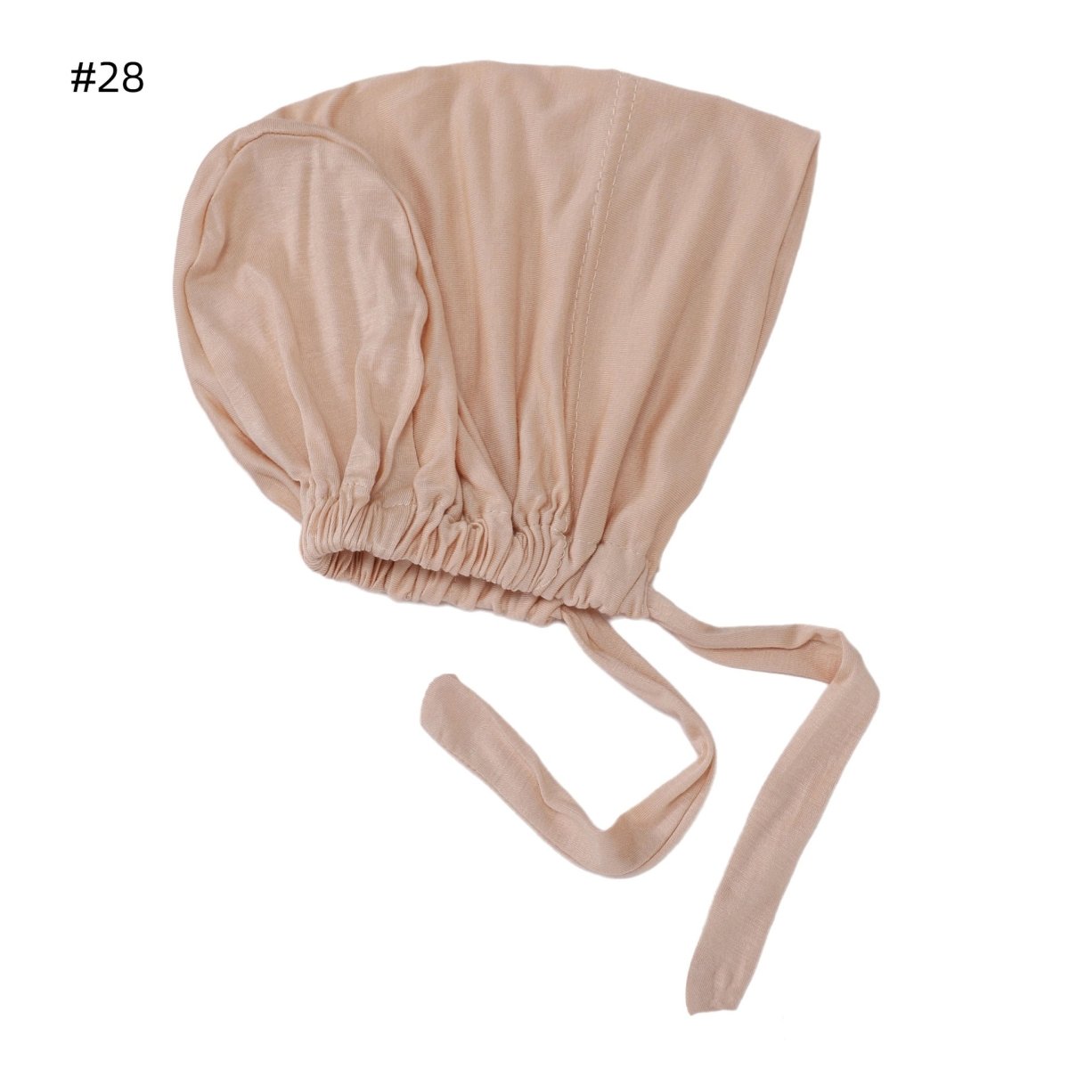 Adjustable Cotton Under Scarf Cap - Breathable Anti-Slip Headband Base for Hijab (MH125)