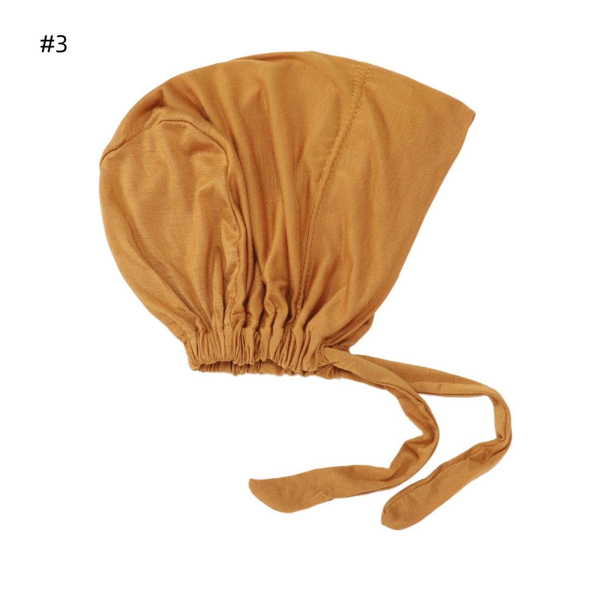Adjustable Cotton Under Scarf Cap - Breathable Anti-Slip Headband Base for Hijab (MH125)