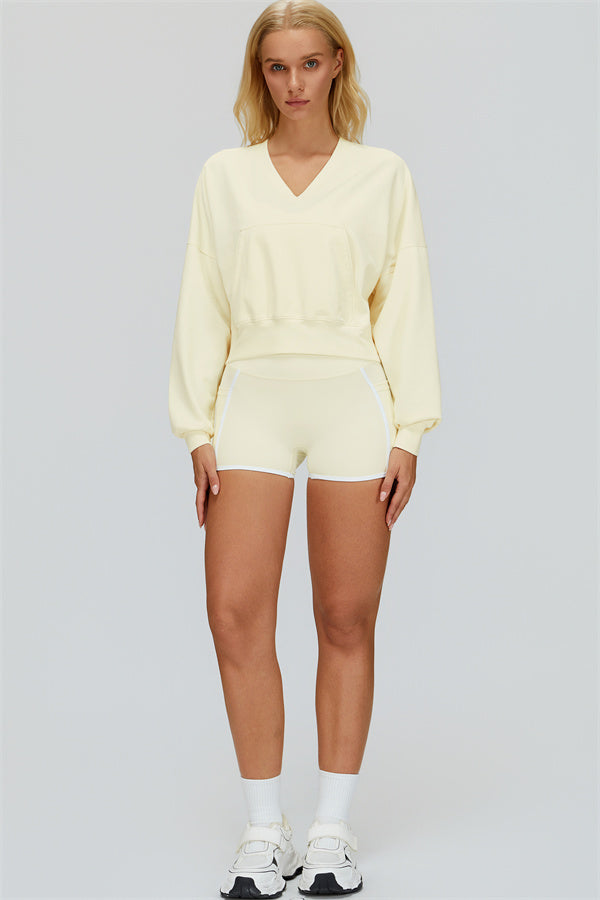 The Whisper V-Neck Hoodie
