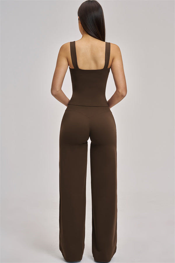 The Swoon Tank Top Flared Leggings 2-Piece Set