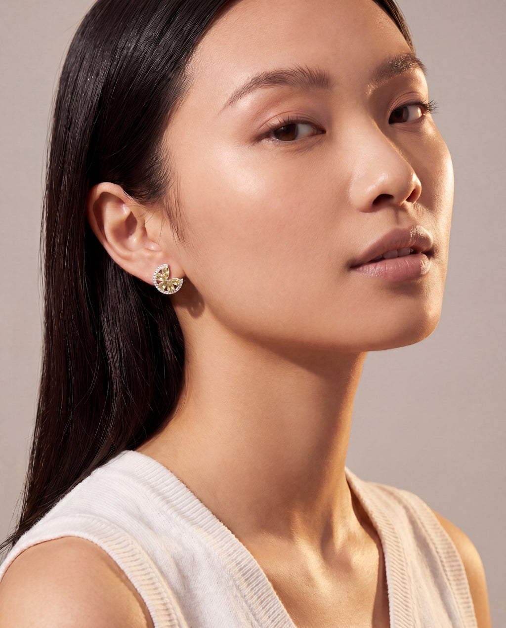 Margarita Lime Stud Earring
