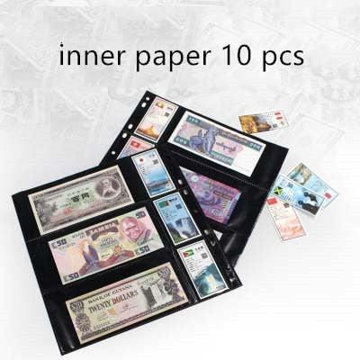 All Over The World Banknotes Collection Album Binder PCCB Paper Book Label-type Collection Loose-leaf World Countries Labels  House Decoration DIY Memorable Gifts For Loved Ones