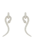 Anaconda Snake Drop Earrings | Sterling Silver Animal Jewelry -Femstylo