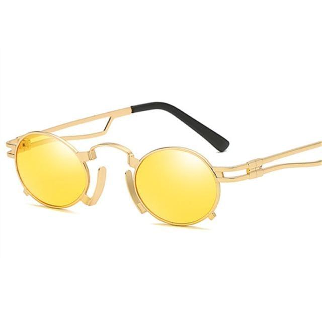 Anti Reflective Retro Eyeglasses Metal Oval Shape  Sunglasses For Women & Men Retro Design  Sun Glasses For Unisex New Colorful Frames New Popular Design
