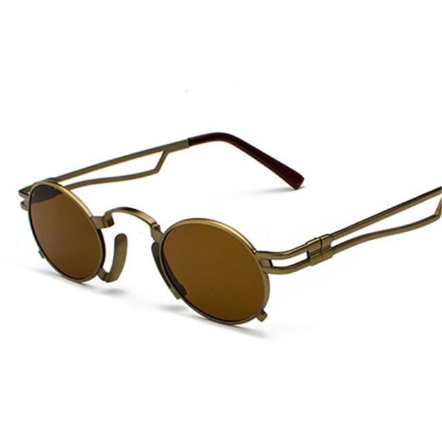 Anti Reflective Retro Eyeglasses Metal Oval Shape  Sunglasses For Women & Men Retro Design  Sun Glasses For Unisex New Colorful Frames New Popular Design