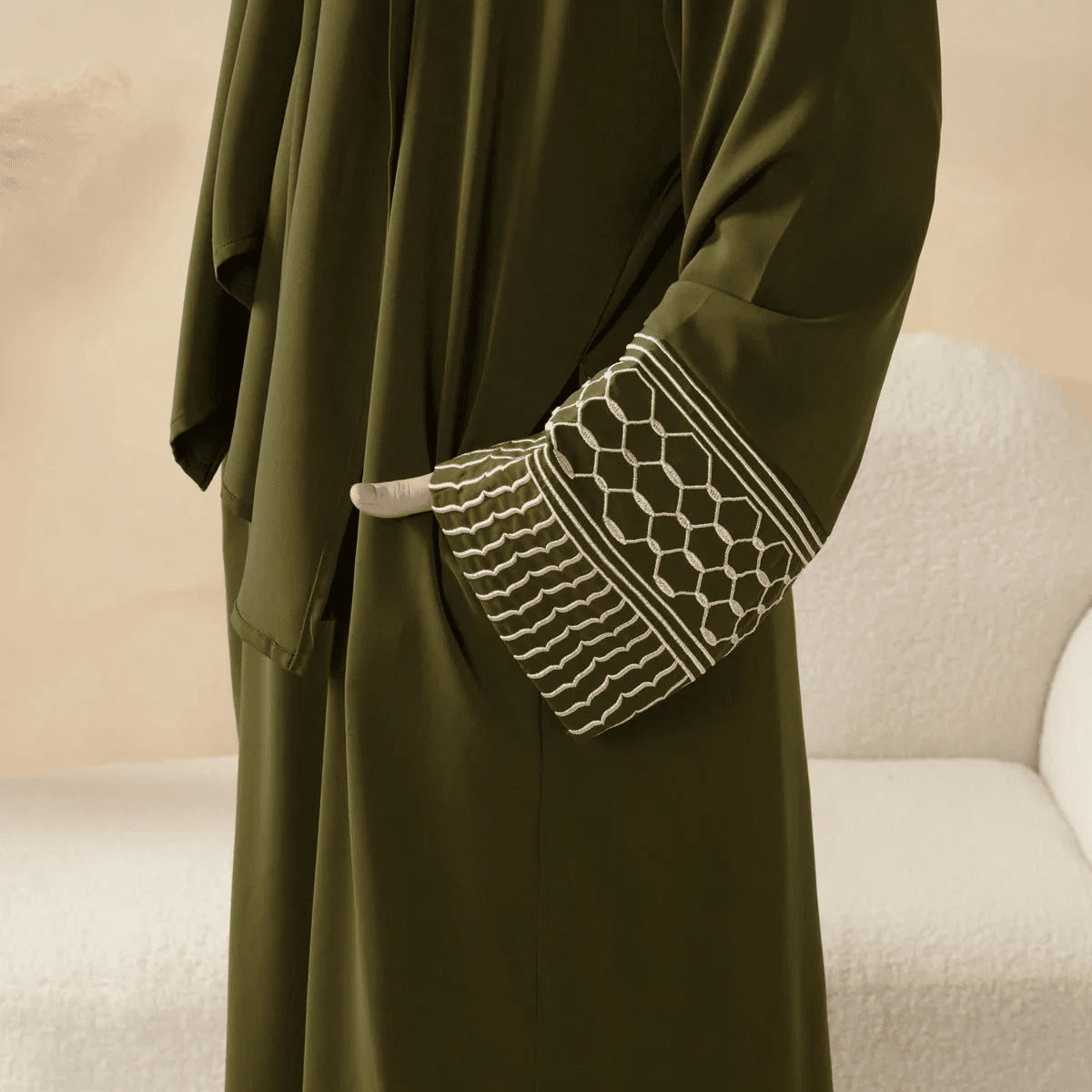 Archive Piece Portable Pocket Headscarf Dress Abaya - MP042 (Size Free Size Only)