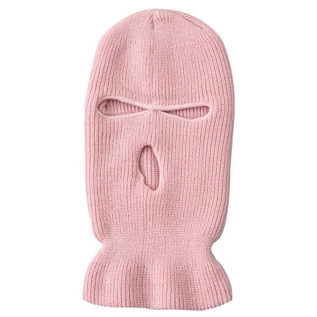 Army Tactical Mask 3 Hole Full Face Mask Ski Mask Winter Cap Balaclava Motorbike Motorcycle Helmet Full Helmet Neck Gaiter, Winter Balaclava Warm Knit Beanie for Outdoor Sports Outdoor Full Face Cover Thermal Ski Mask