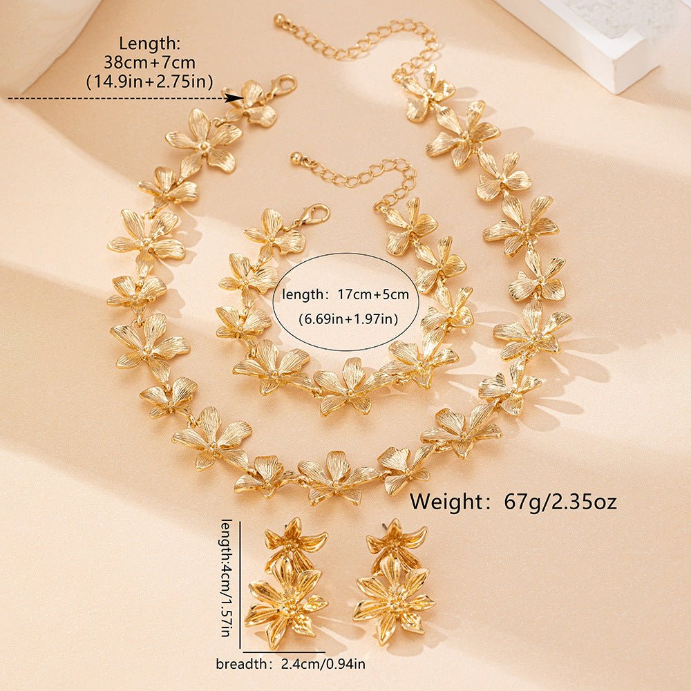 Artisan Floral Coordinating Jewelry Set (MAC326)