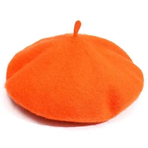 Autumn Winter Hat 100% Pure Wool For Winter  Women Painter Hat Vintage Girls For Casual Wear Female Warm Walking Cap Classic Wool Cool Beret for Men and Women