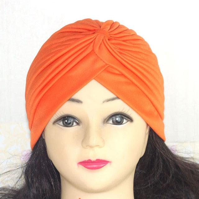 Autumn Winter Warm Headwear Soft Shine Silver Gold Lightweight Knot Twist Turban Headbands Cap Casual Streetwear Hats For Women