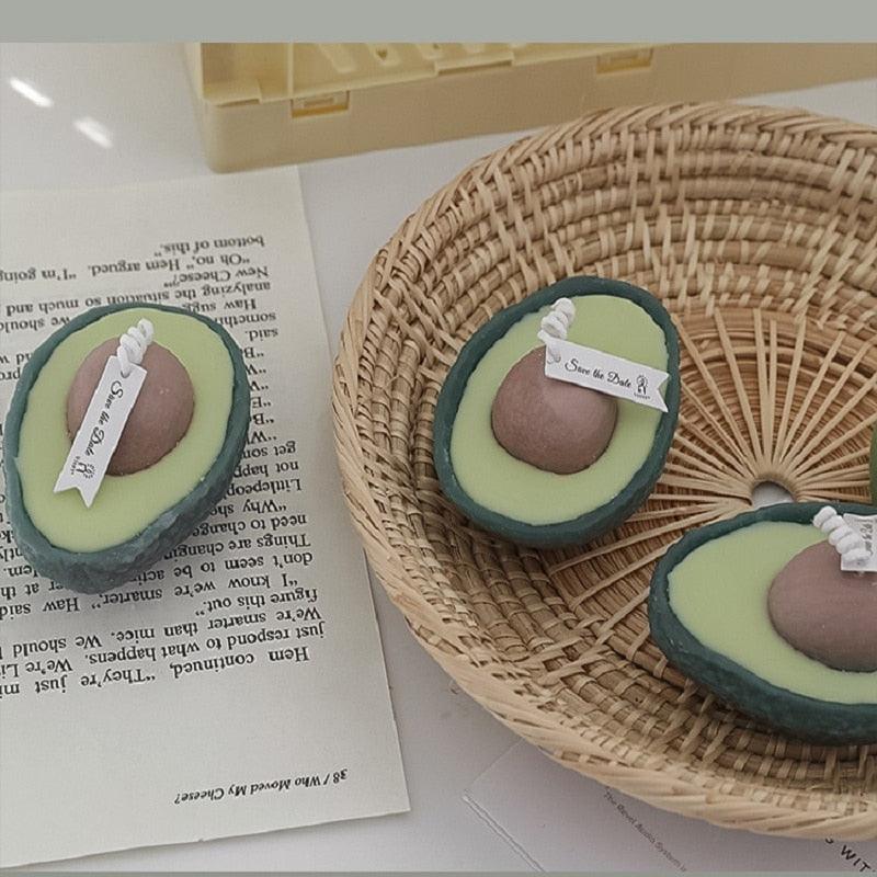 Avocado Candle Paraffin Scented Candles for Birthday Wedding Photography Home Decoration Scented Candles Paraffin Wax Candle