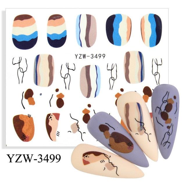 Avocado Fruit Transfer Nail Stickers Charms Winter Water Sticker For Nails Sliders Character Image Tattoo Decal Decoration Cute Summer Nail Art Stickers Summer Fruit Stickers on Nails Unicorn Banana Cherry Avocado Dog Strawberry Nail Art Decals