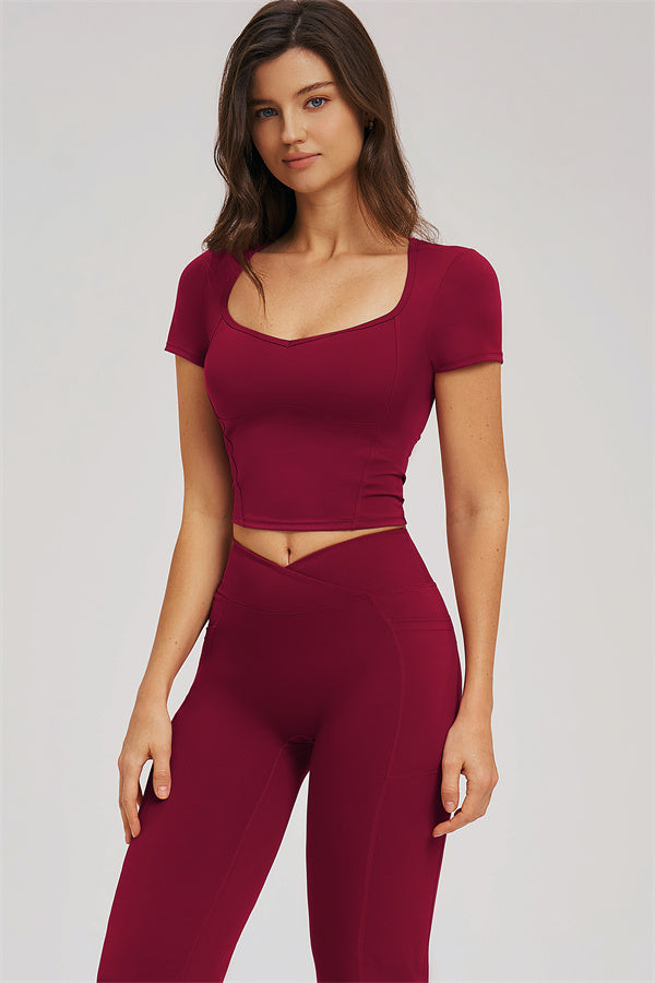 The Sizzle T-shirt Flared Leggings 2-Piece Set