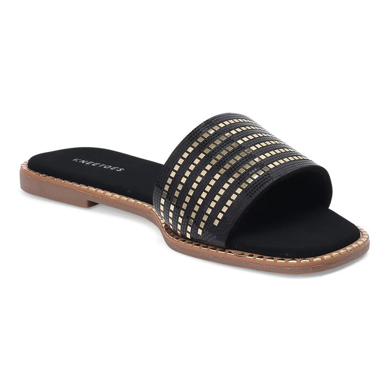 Lunelle – Black Slip-Ons