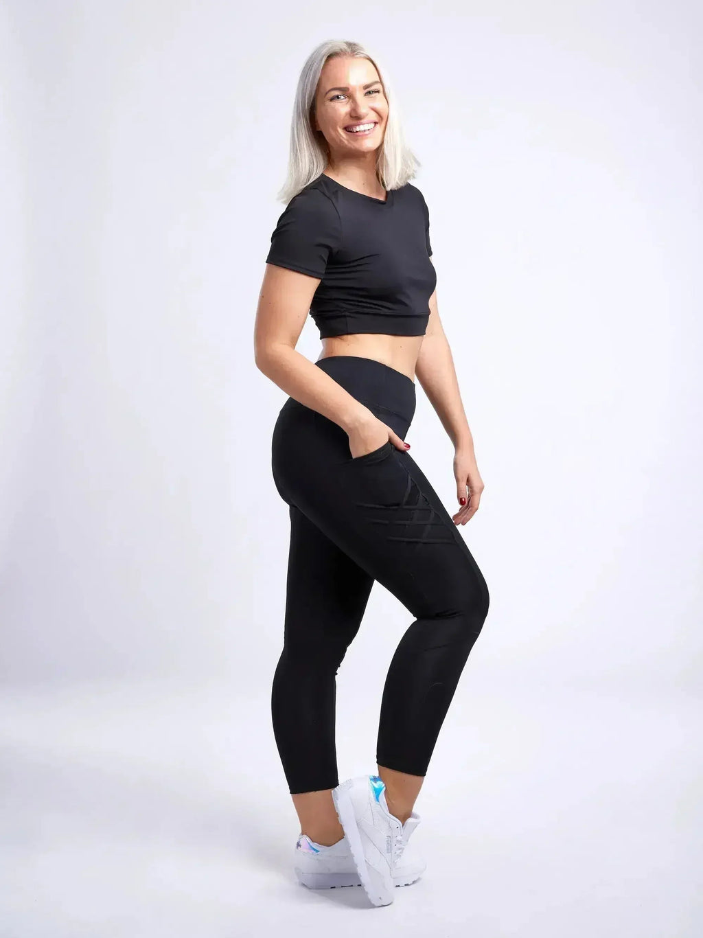 Women's Lightweight Short-Sleeve Crop Top - Workout & Casual