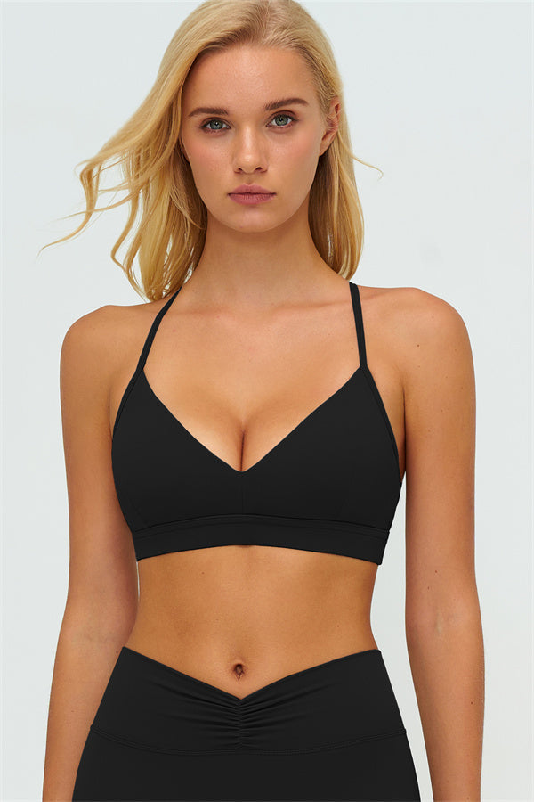 The Lushness Y-Back Sports Bra Shorts 2-Piece Set