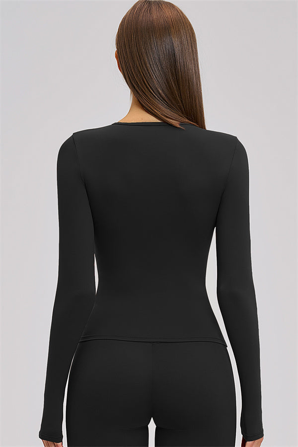 The Dynamic Long Sleeve T-shirt Straight Leg Pants 2-Piece Set