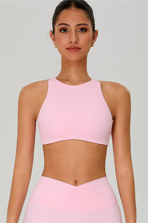 The Jewel Crop Top Crossover Shorts 2-Piece Set