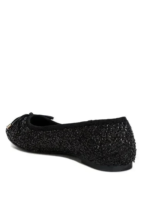 Sequin Ballet Flats - Glam Comfort Shoes | Femstylo