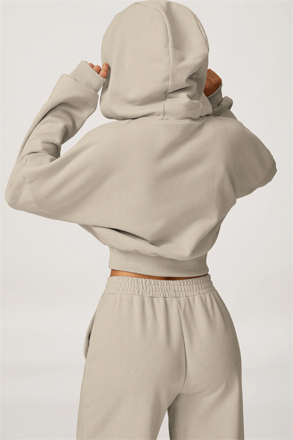 The Axis Crop Hoodie