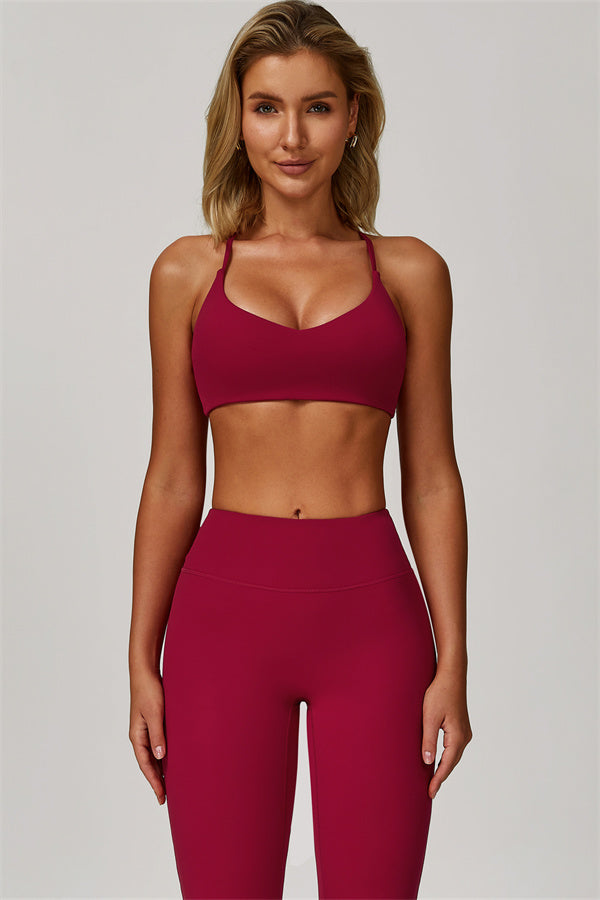 The Refresh Sports Bra Flared Leggings 2-Piece Set