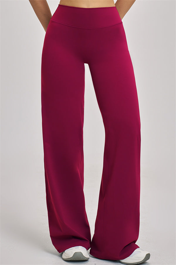 The Swoon Long Sleeve Crop top Flared Leggings 2-Piece Set